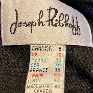 Joseph Ribkoff - 8 black dress rhinestone neck.